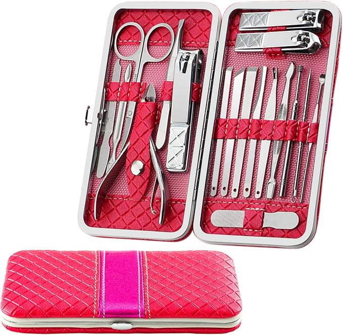 KIT MANICURE:PULIDOR 5 EN 1 + SET 18PCS