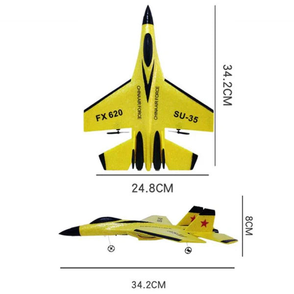 Avión De Control Remoto Su-35 Fx620 Jet Juguete Para Niños