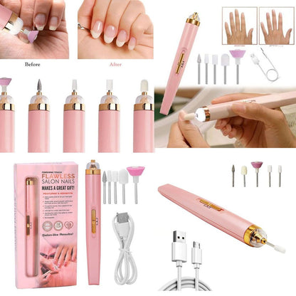 KIT MANICURE:PULIDOR 5 EN 1 + SET 18PCS